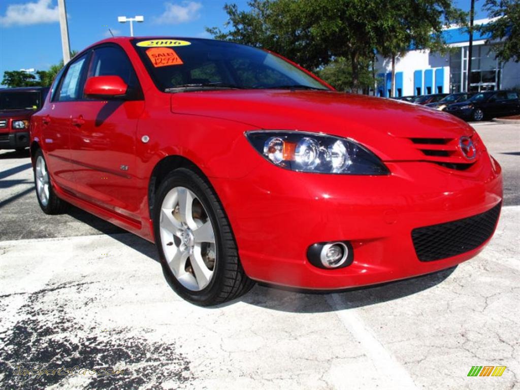 Velocity Red Mica / Black Mazda MAZDA3 s Touring Hatchback