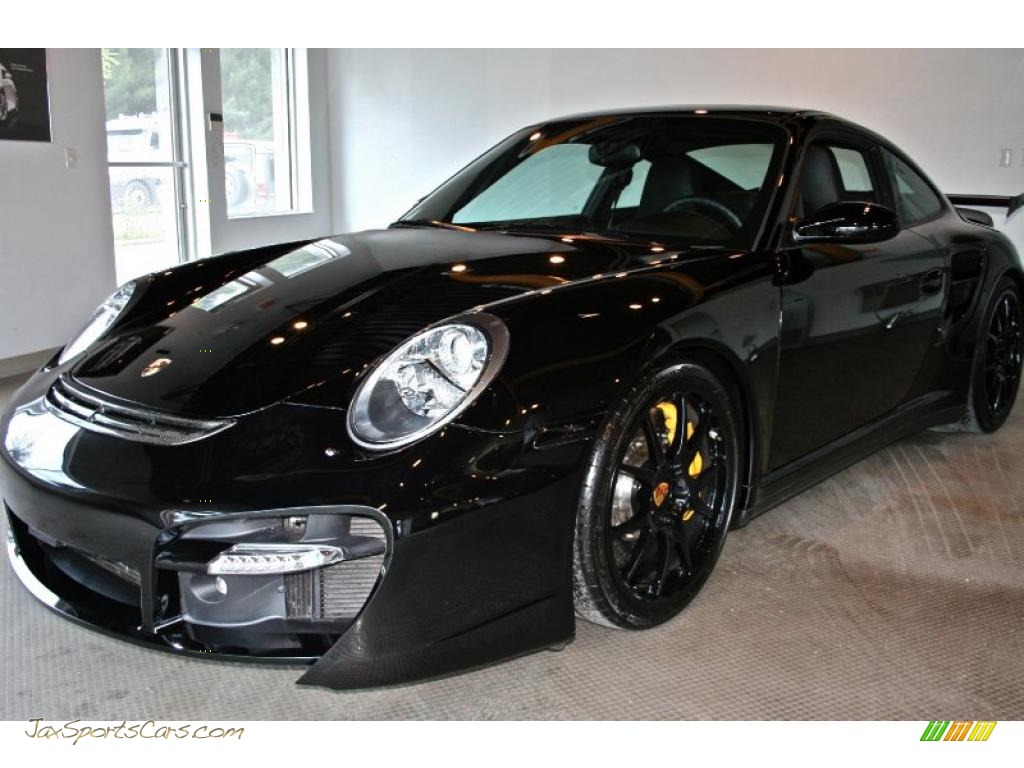 Black / Black Porsche 911 Turbo Coupe