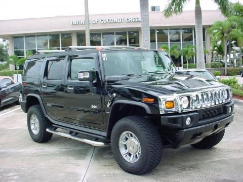 Black 2007 Hummer H2 SUV Black 2007 Hummer H2 SUV
