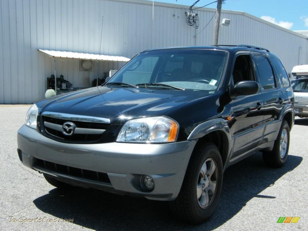 Black / Gray Mazda Tribute LX V6 4WD