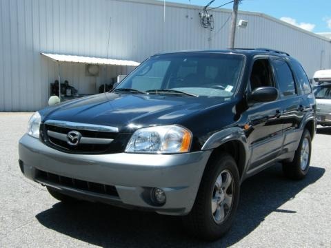 Black 2001 Mazda Tribute LX V6 4WD Black 2001 Mazda Tribute LX V6 4WD