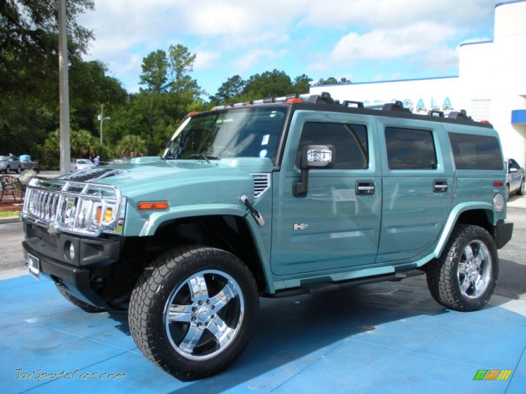 Glacier Blue Metallic / Ebony Black Hummer H2 SUV Glacier Blue Metallic / Ebony Black Hummer H2 SUV