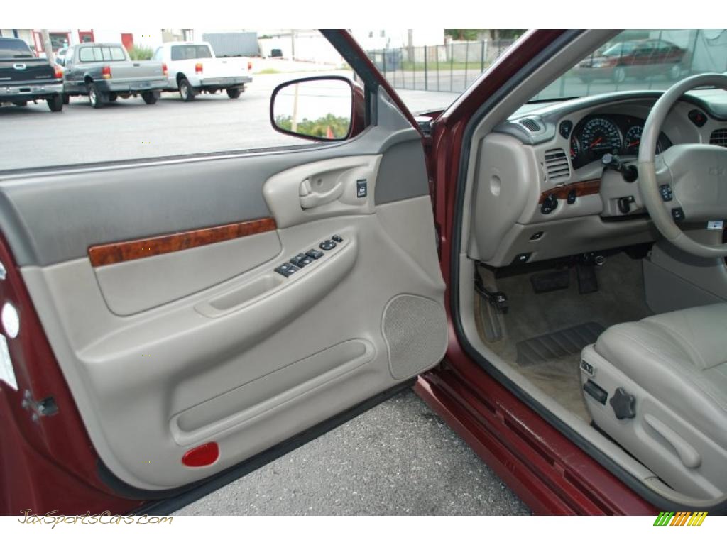 2000 Impala LS - Dark Carmine Red Metallic / Light Oak photo #15