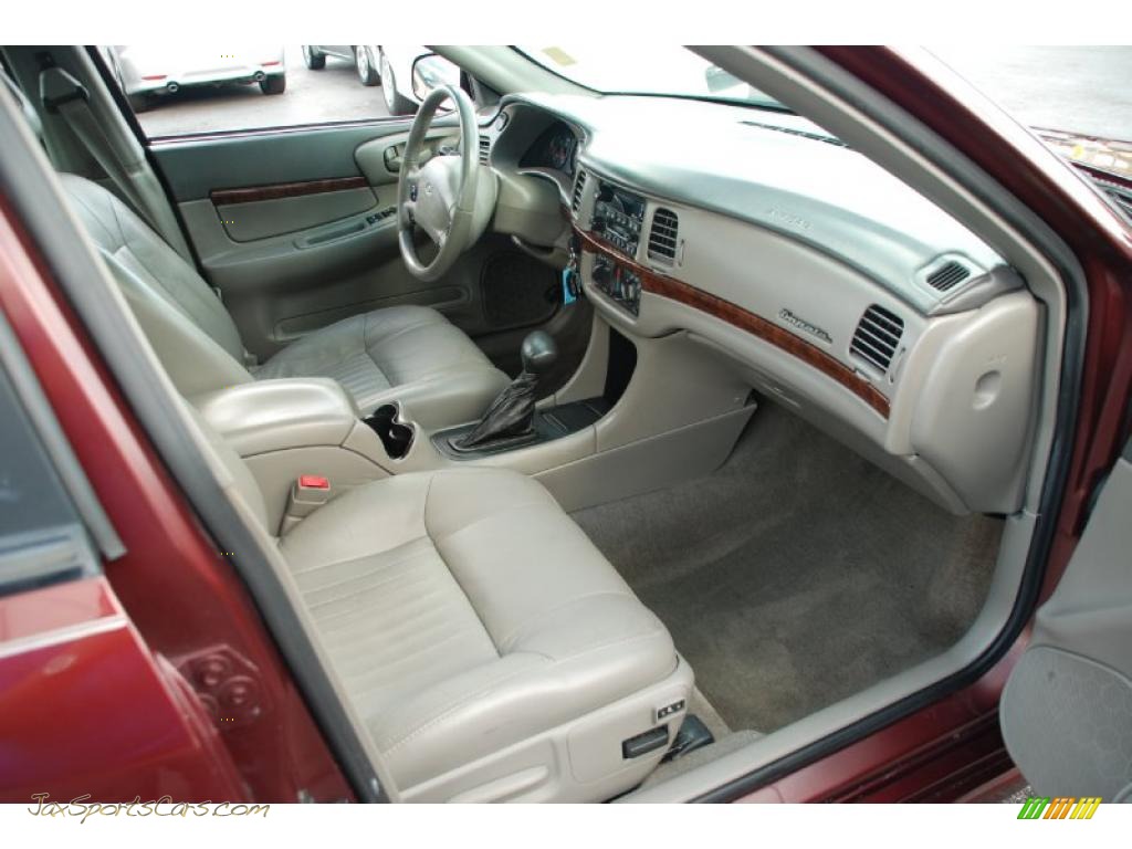 2000 Impala LS - Dark Carmine Red Metallic / Light Oak photo #18