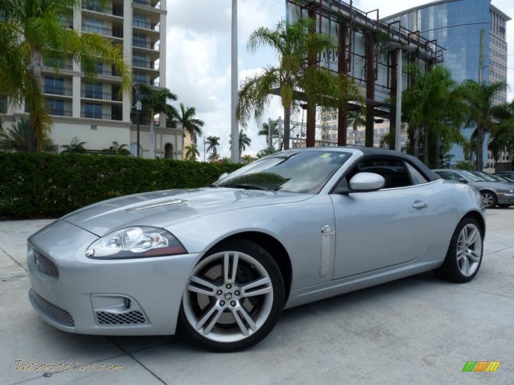 2008 Jaguar XK XKR Convertible in Liquid Silver Metallic photo #5 ...