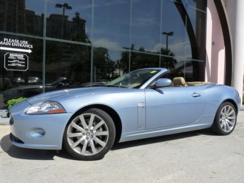 Frost Blue Metallic 2008 Jaguar XK XK8 Convertible Frost Blue Metallic 2008 Jaguar XK XK8 Convertible