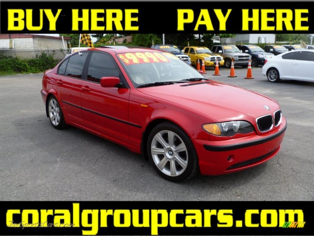 Electric Red / Sand BMW 3 Series 325i Sedan Electric Red / Sand BMW 3 Series 325i Sedan