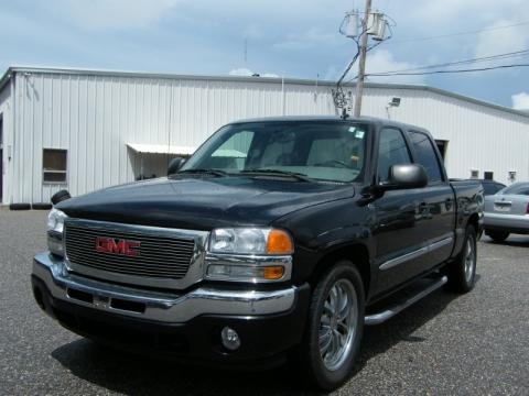 Onyx Black 2006 GMC Sierra 1500 SLT Crew Cab Onyx Black 2006 GMC Sierra 1500 SLT Crew Cab