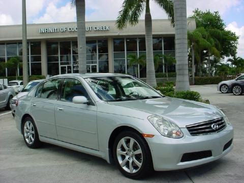Liquid Platinum Metallic 2006 Infiniti G 35 Sedan Liquid Platinum Metallic 2006 Infiniti G 35 Sedan