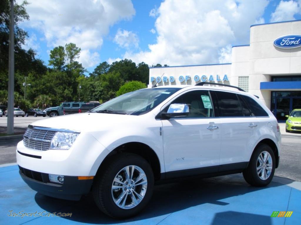 White Platinum Tri-Coat / Medium Light Stone Lincoln MKX FWD