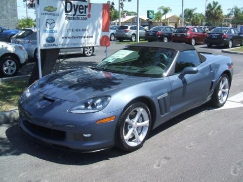 Supersonic Blue Metallic 2011 Chevrolet Corvette Grand Sport Convertible