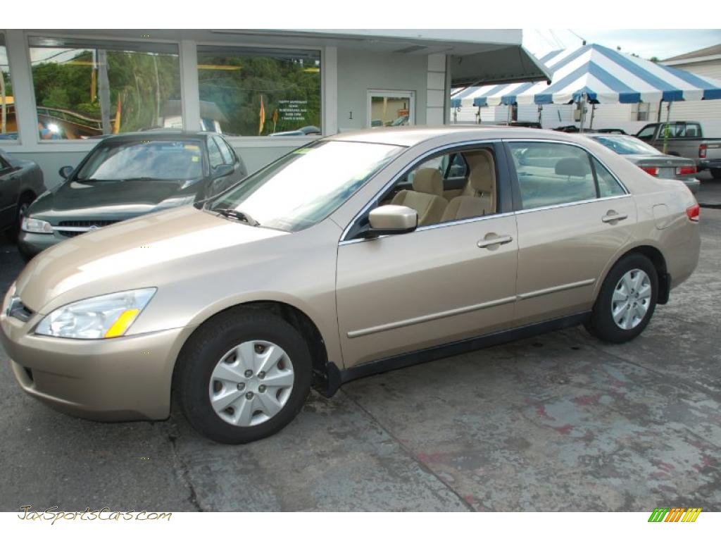 Desert Mist Metallic / Ivory Honda Accord LX Sedan