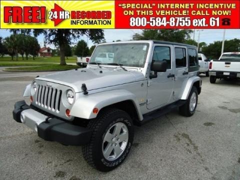 Bright Silver Metallic 2010 Jeep Wrangler Unlimited Sahara 4x4 Bright Silver Metallic 2010 Jeep Wrangler Unlimited Sahara 4x4