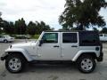 Jeep Wrangler Unlimited Sahara 4x4 Bright Silver Metallic photo #2 Jeep Wrangler Unlimited Sahara 4x4 Bright Silver Metallic photo #2