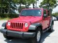 Jeep Wrangler Unlimited X Flame Red photo #1