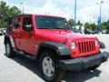 Jeep Wrangler Unlimited X Flame Red photo #7