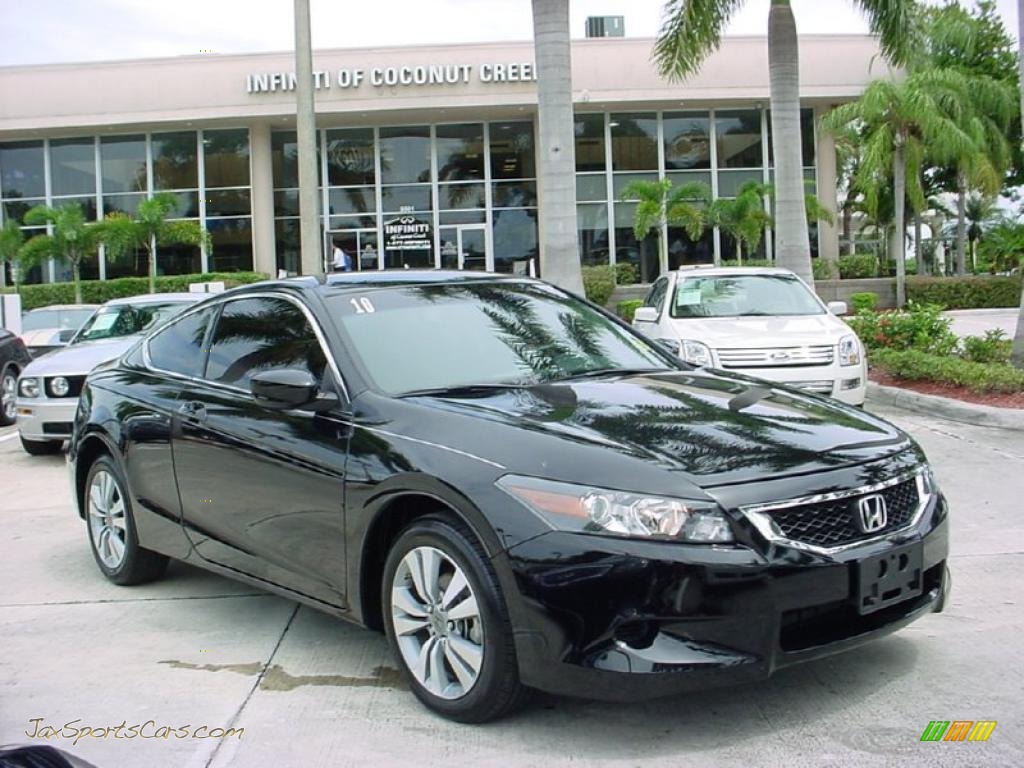 Crystal Black Pearl / Black Honda Accord LX-S Coupe