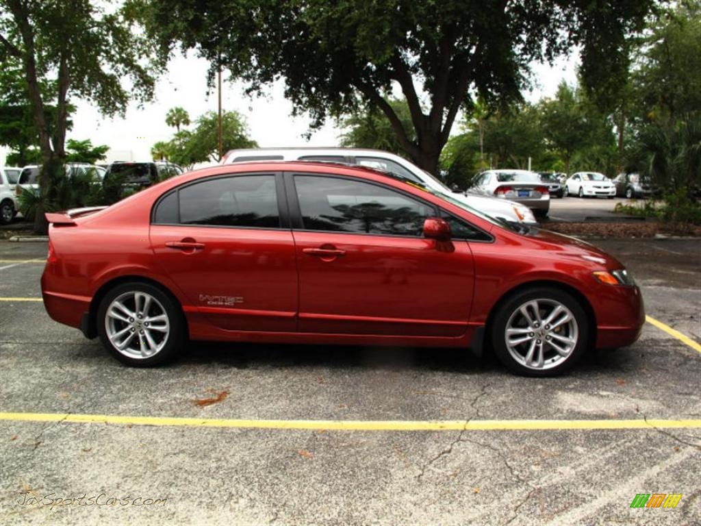 Honda civic si habanero red #4