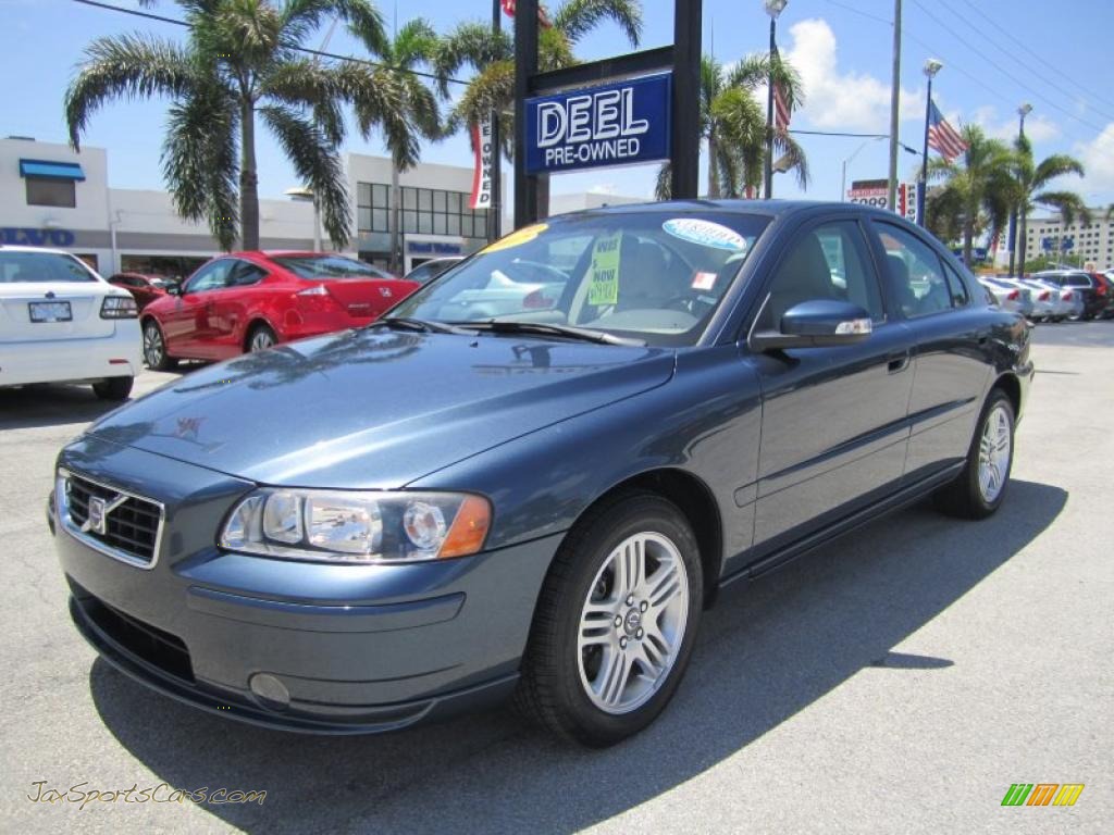 2007 S60 2.5T - Barents Blue Metallic / Taupe/Light Taupe photo #1