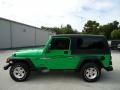 Jeep Wrangler Sport 4x4 Electric Lime Green Pearl photo #2 Jeep Wrangler Sport 4x4 Electric Lime Green Pearl photo #2