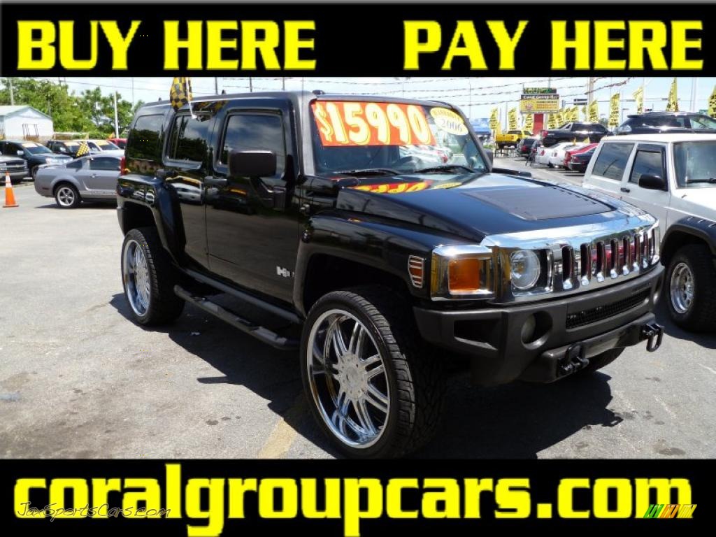 Black / Ebony Black Hummer H3 Black / Ebony Black Hummer H3