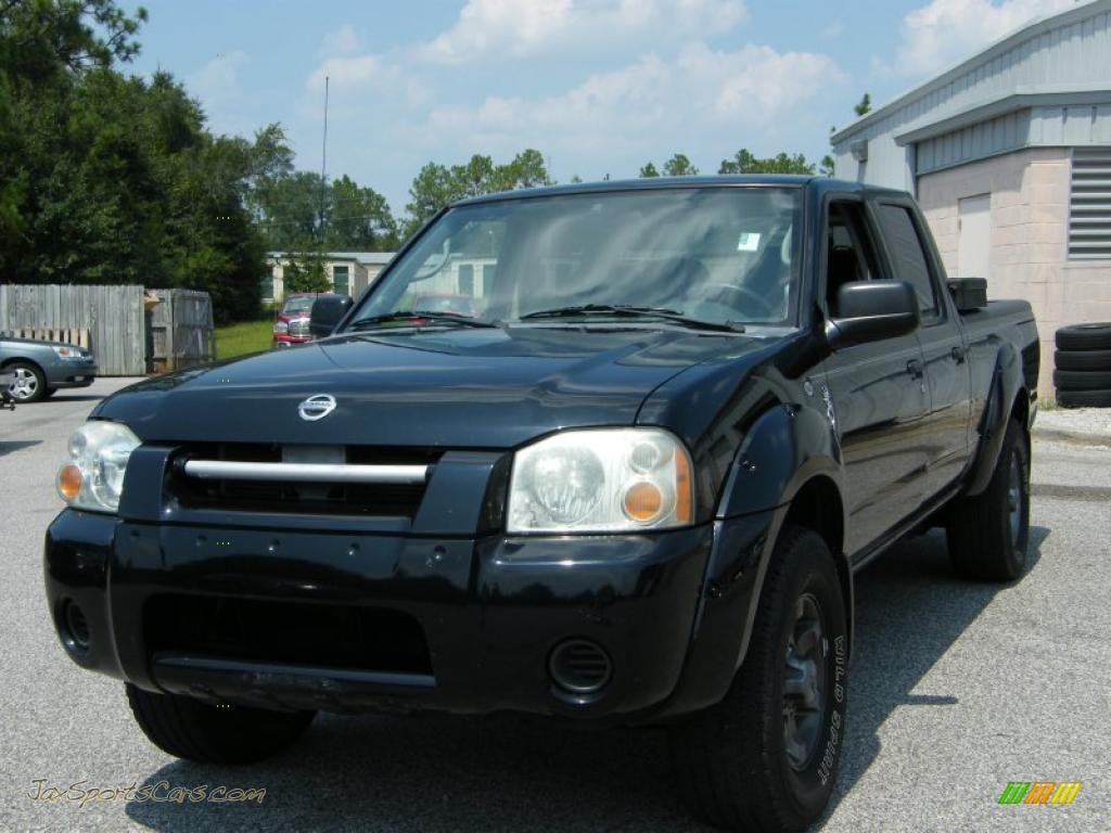 Super Black / Gray Nissan Frontier XE V6 Crew Cab 4x4 Super Black / Gray Nissan Frontier XE V6 Crew Cab 4x4