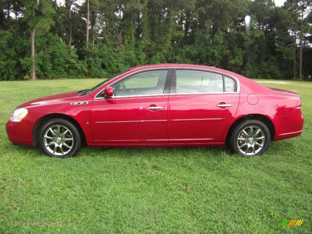 Crimson Pearl Tintcoat / Titanium Gray Buick Lucerne CXL