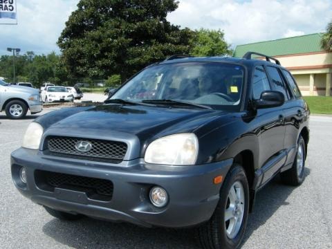 Black Obsidian 2002 Hyundai Santa Fe GLS Black Obsidian 2002 Hyundai Santa Fe GLS