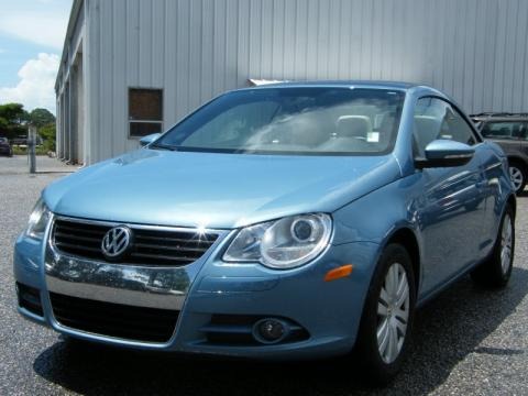 Eismeer Blue Metallic 2009 Volkswagen Eos Komfort Eismeer Blue Metallic 2009 Volkswagen Eos Komfort