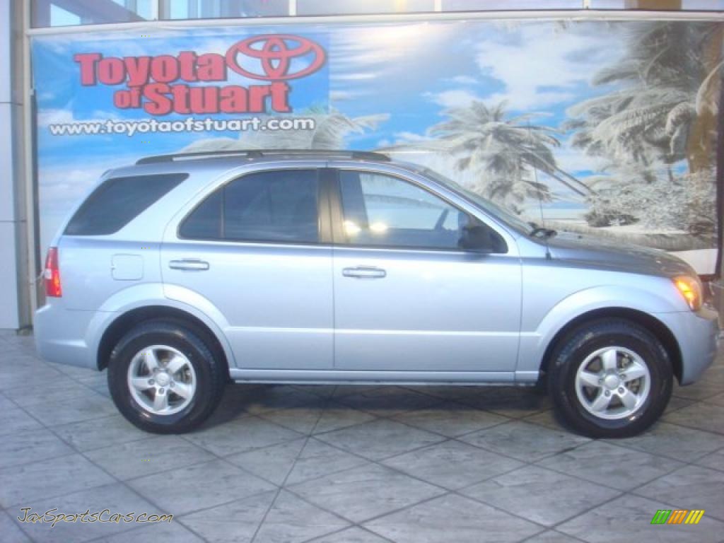 Ice Blue / Gray Kia Sorento LX