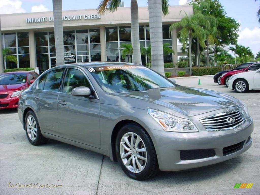 Platinum Graphite Gray / Graphite Infiniti G 35 Sedan