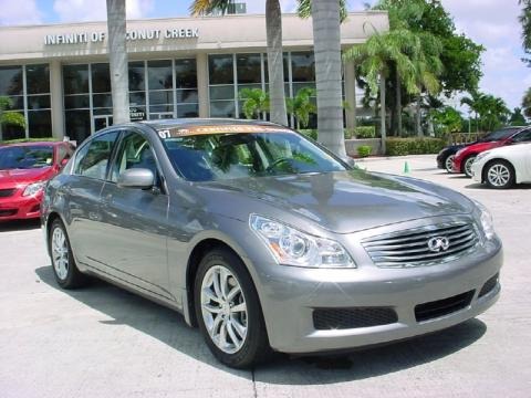 Platinum Graphite Metallic 2007 Infiniti G 35 Sedan Platinum Graphite Metallic 2007 Infiniti G 35 Sedan