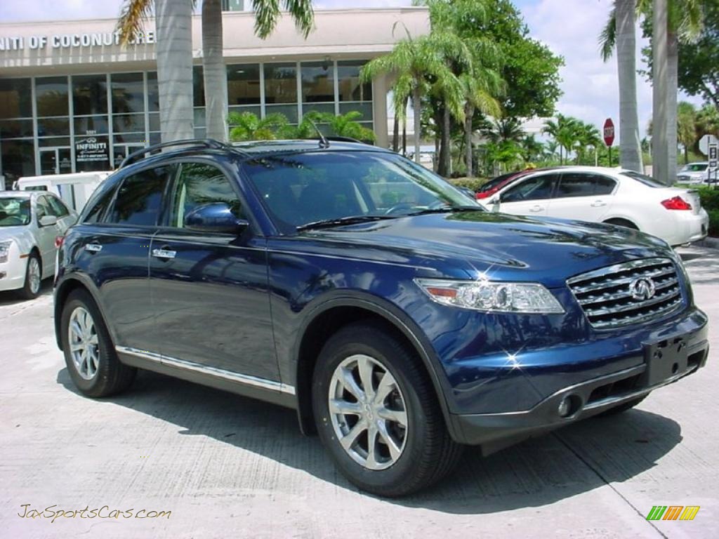 Sapphire Blue Metallic / Graphite Infiniti FX 35 Sapphire Blue Metallic / Graphite Infiniti FX 35