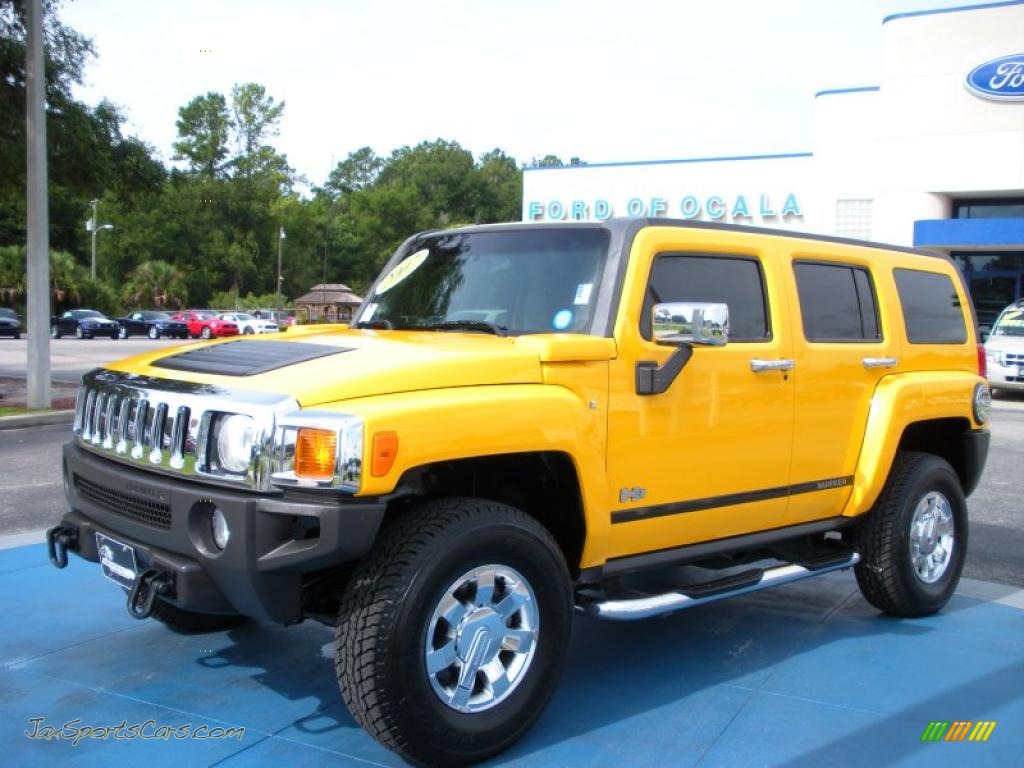 Yellow / Ebony Black Hummer H3 Yellow / Ebony Black Hummer H3