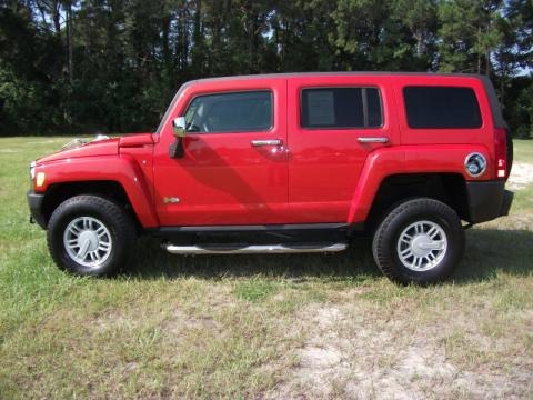 Victory Red 2009 Hummer H3 Victory Red 2009 Hummer H3