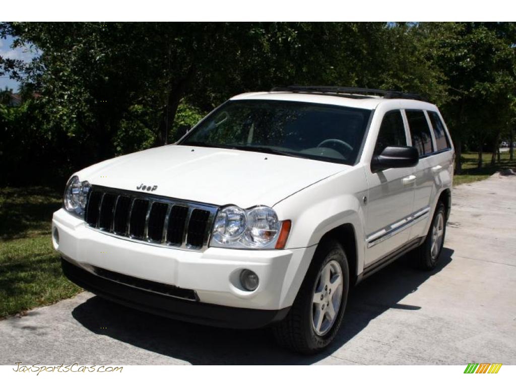 Stone White / Medium Slate Gray Jeep Grand Cherokee Limited 4x4