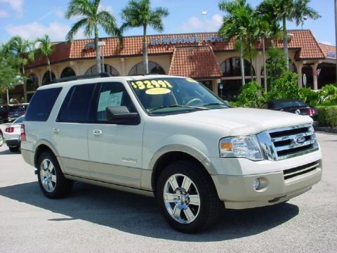 White Suede 2008 Ford Expedition Eddie Bauer White Suede 2008 Ford Expedition Eddie Bauer