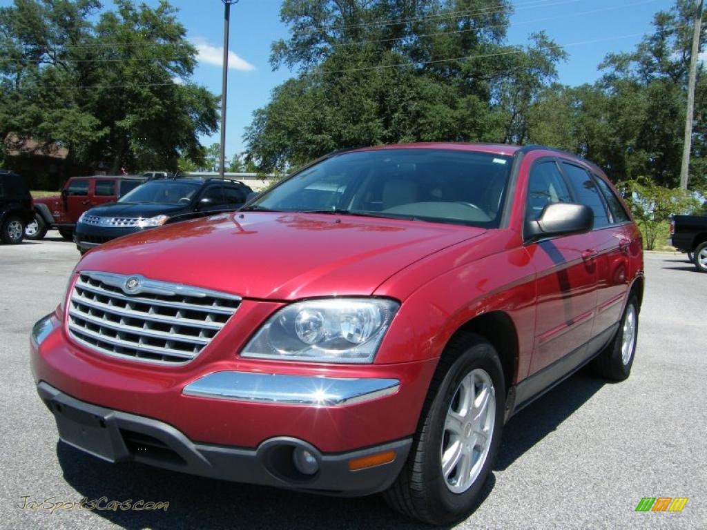 Inferno Red Crystal Pearl / Light Taupe Chrysler Pacifica Touring
