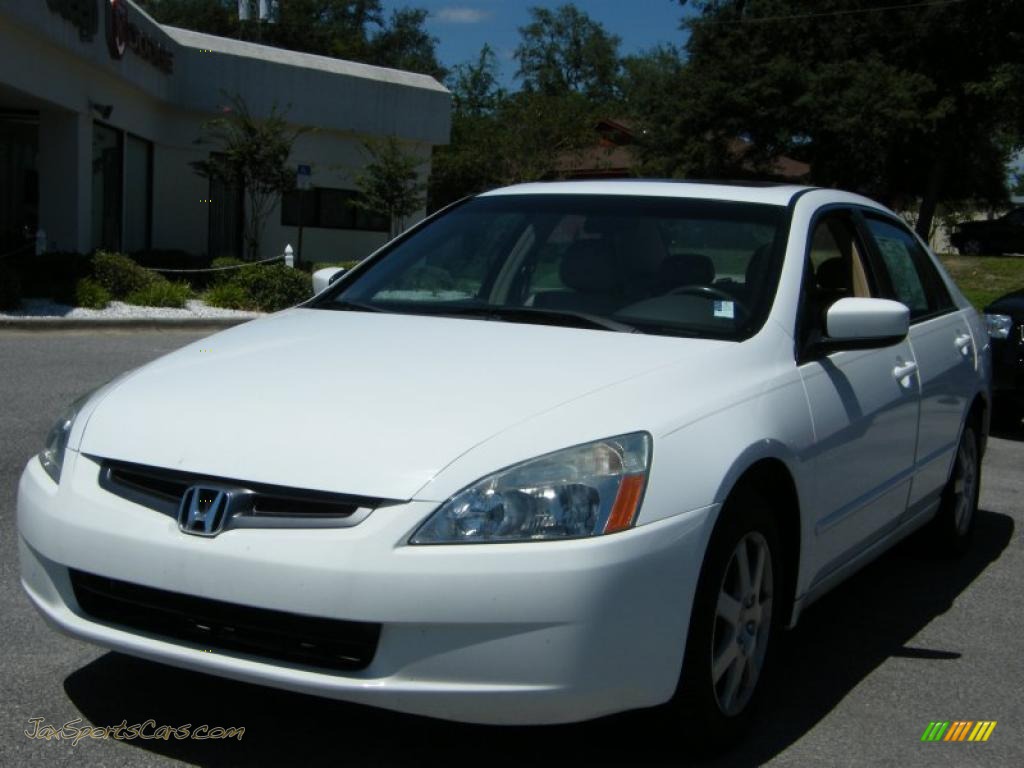 Taffeta White / Ivory Honda Accord EX-L V6 Sedan