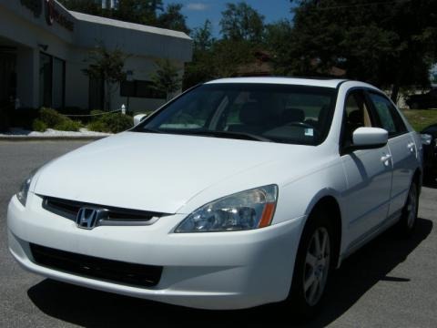 Taffeta White 2005 Honda Accord EX-L V6 Sedan Taffeta White 2005 Honda Accord EX-L V6 Sedan