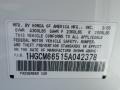 Honda Accord EX-L V6 Sedan Taffeta White photo #29