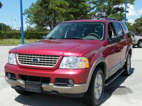 Redfire Metallic 2003 Ford Explorer Eddie Bauer 4x4 Redfire Metallic 2003 Ford Explorer Eddie Bauer 4x4