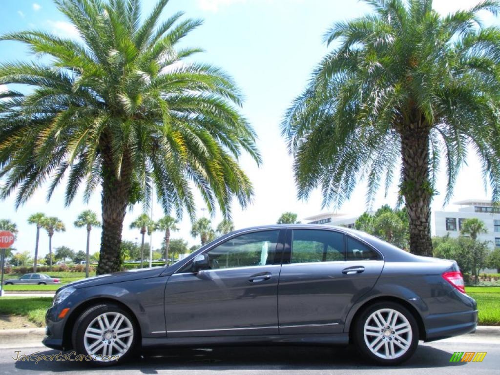 Steel Grey Metallic / Black Mercedes-Benz C 300 Sport