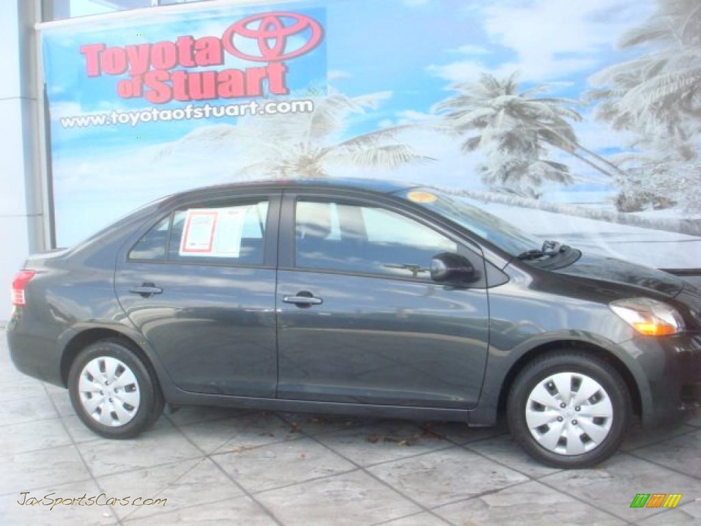 Black Sand Pearl / Bisque Toyota Yaris Sedan