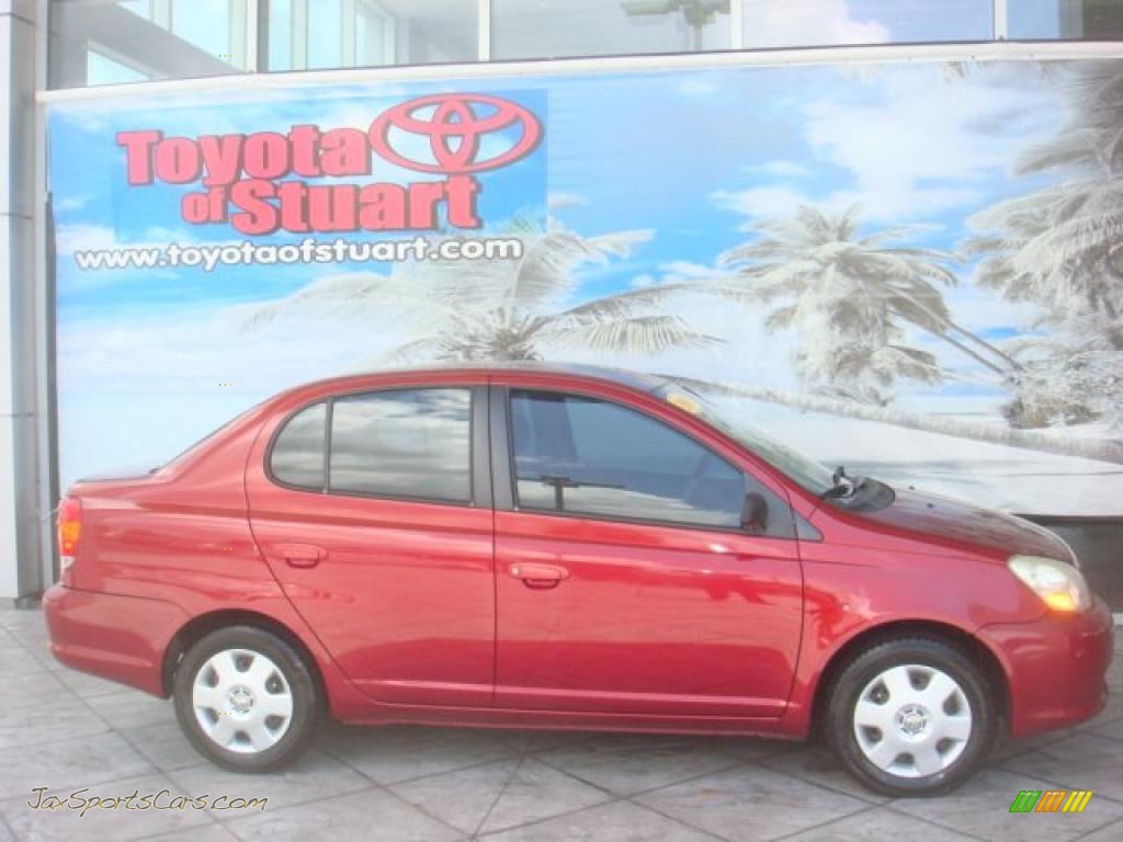 Impulse Red Pearl / Ivory Toyota ECHO Sedan Impulse Red Pearl / Ivory Toyota ECHO Sedan