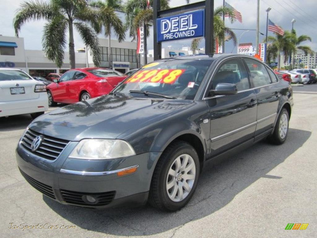 Blue Anthracite Pearl / Black Volkswagen Passat GLS Sedan Blue Anthracite Pearl / Black Volkswagen Passat GLS Sedan
