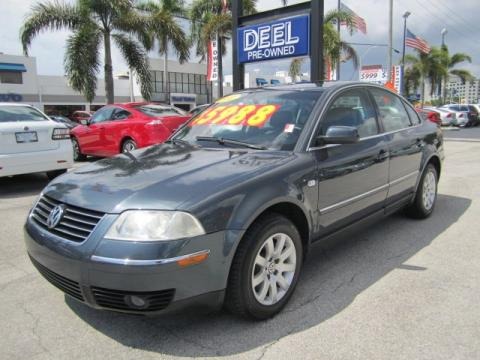Blue Anthracite Pearl 2002 Volkswagen Passat GLS Sedan Blue Anthracite Pearl 2002 Volkswagen Passat GLS Sedan