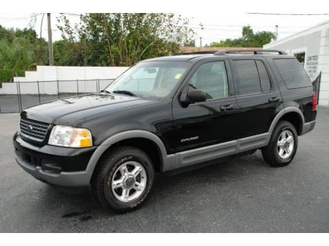 Black Clearcoat 2002 Ford Explorer XLT Black Clearcoat 2002 Ford Explorer XLT