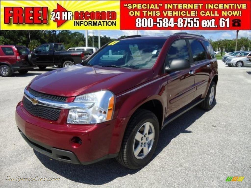Deep Ruby Metallic / Dark Gray Chevrolet Equinox LS Deep Ruby Metallic / Dark Gray Chevrolet Equinox LS