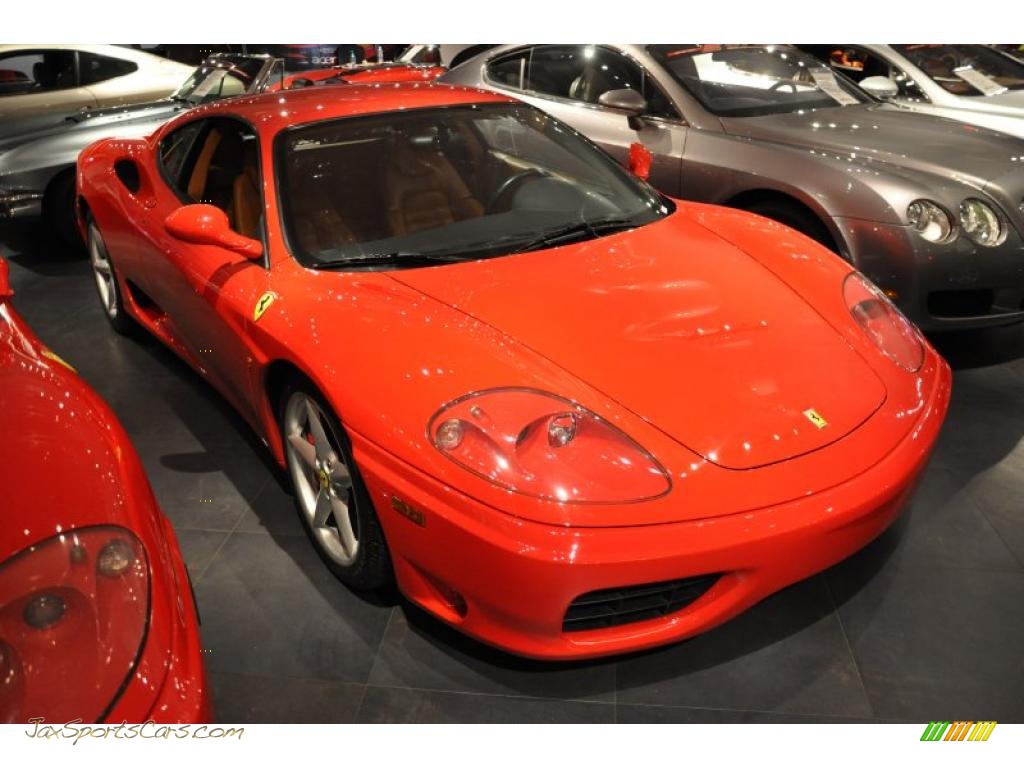 Red Tan Ferrari 360 Modena